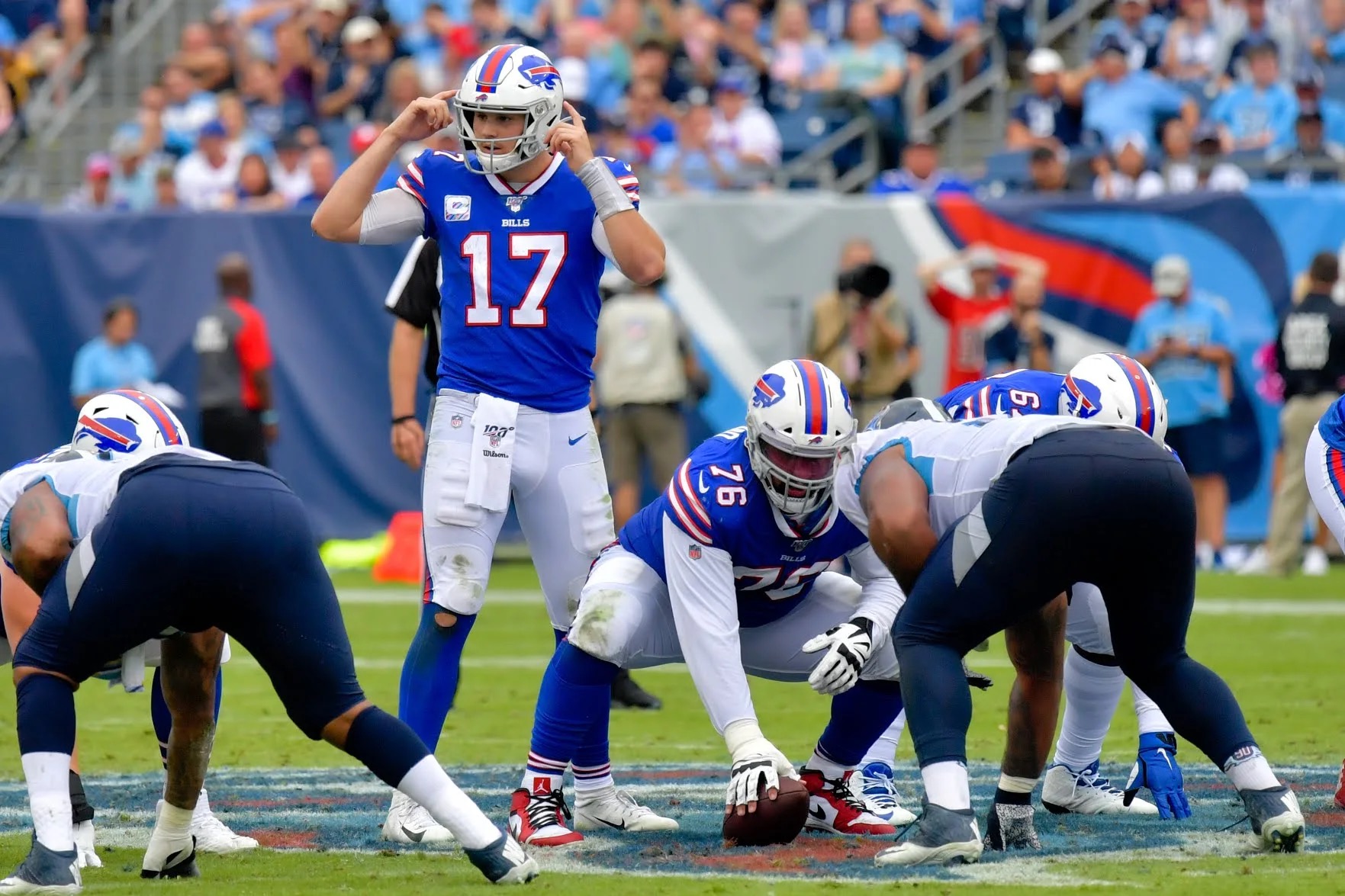 Bradley Gelber on X: Josh Allen pointing to the #Bills division