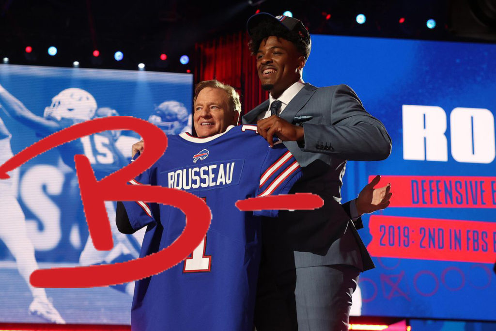 Greg The Giant: Bills rookie Rousseau is tall very tall